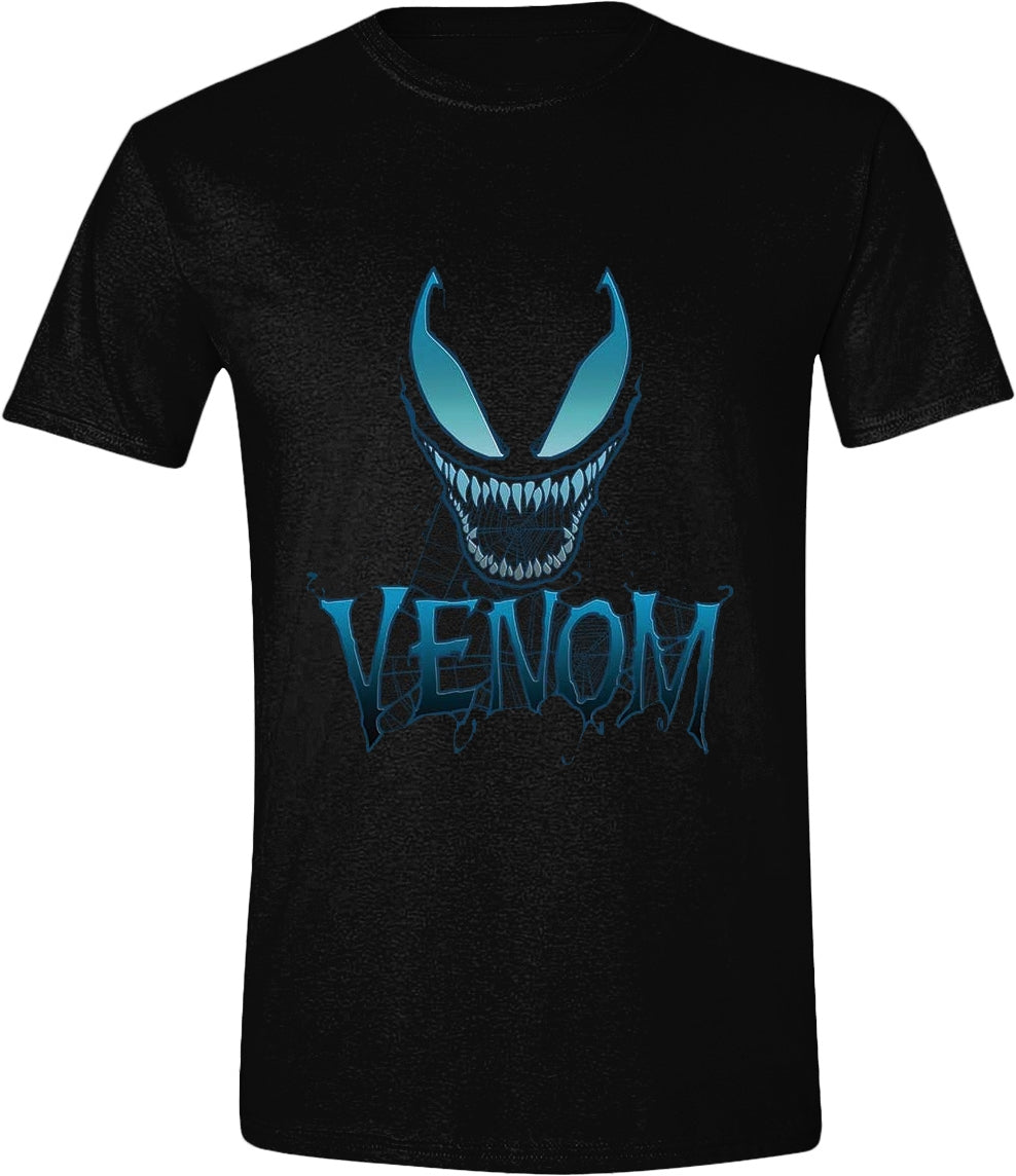 Marvel: Venom Blue Web Face (T-Shirt Unisex Tg. L)