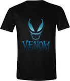 Marvel: Venom Blue Web Face (T-Shirt Unisex Tg. XL)