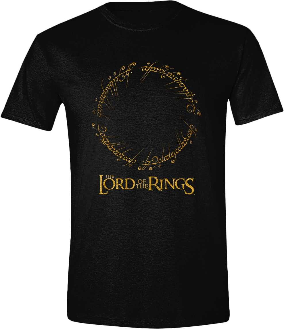 Lords Of The Rings (The): Logo Inscription (T-Shirt Unisex Tg. M)