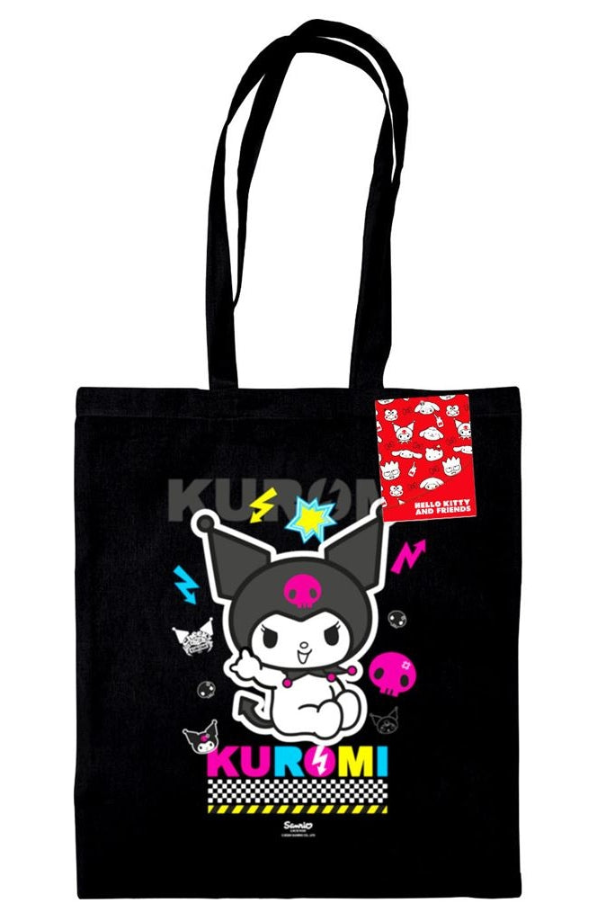 Kuromi (Anime Cartoon) Black Tote Bag