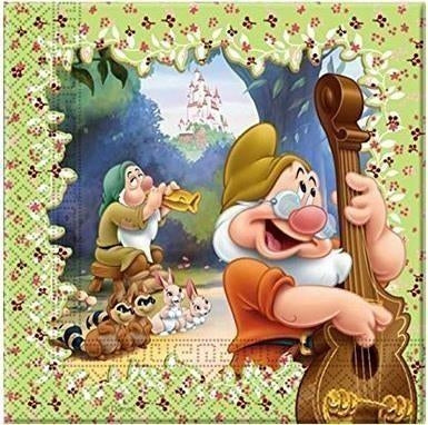 Disney: Sette Nani (I) - 20 Tovaglioli Di Carta