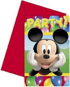 Disney: La Casa Di Topolino - 6 Inviti Con Busta