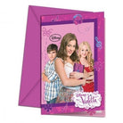 Disney: Violetta - 6 Inviti Con Busta