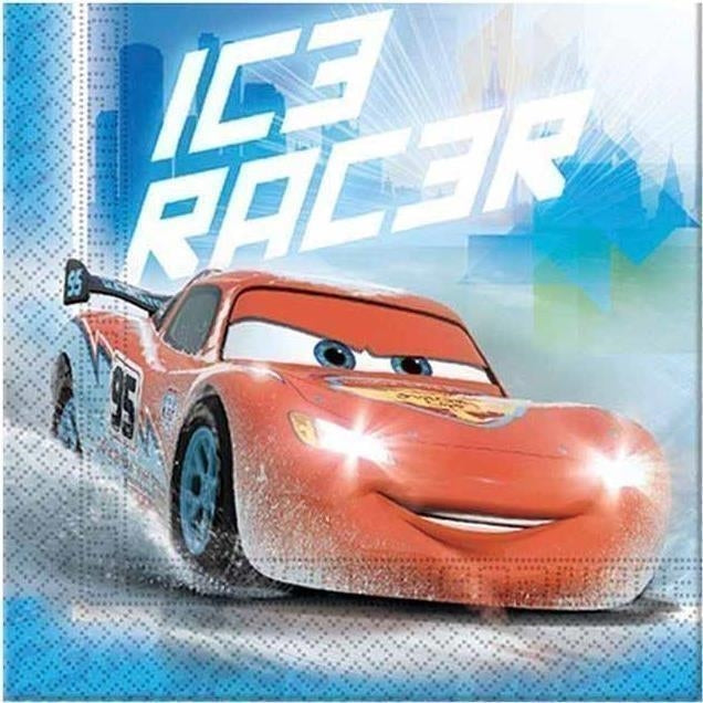 Disney: Cars - Ice - 20 Tovaglioli Carta Doppio Velo 33x33 Cm