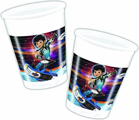 Disney: Miles Dal Futuro - 8 Bicchieri Plastica 200 Ml