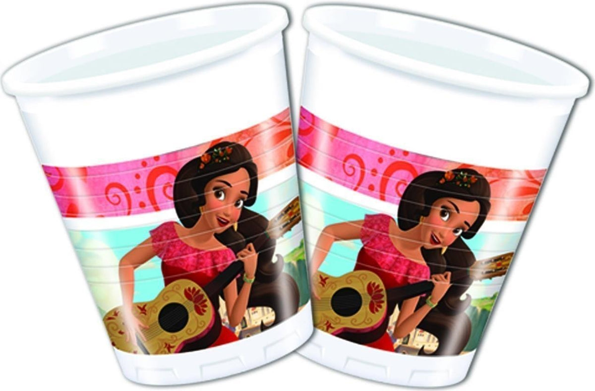 Disney: Elena Di Avalor - 8 Bicchieri Plastica 200 Ml