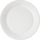 Party: Piatto Carta Fsc 16 Cm Bianco Compostabile Q