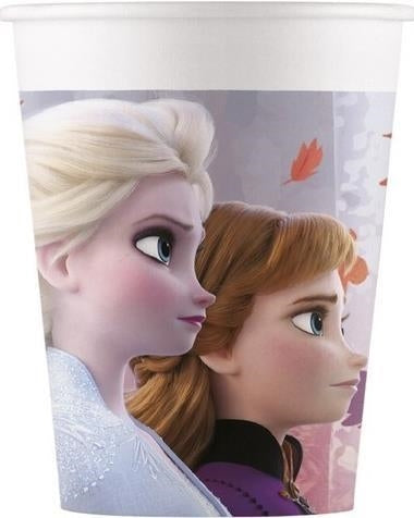 Party: Frozen Ii Sup Q. Bicchiere Carta 200 Ml Frozen Ii Sup Bicchiere Carta 8 Pz