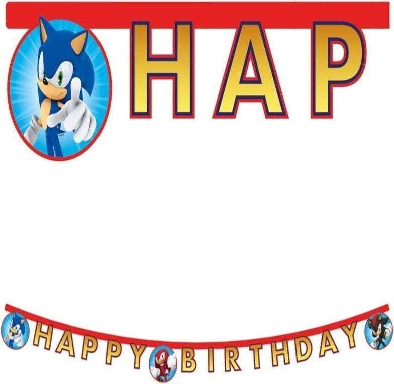 Festone Happy Birthday Fsc * Sonic Q. Festone Happy Birthday Fsc Sonic