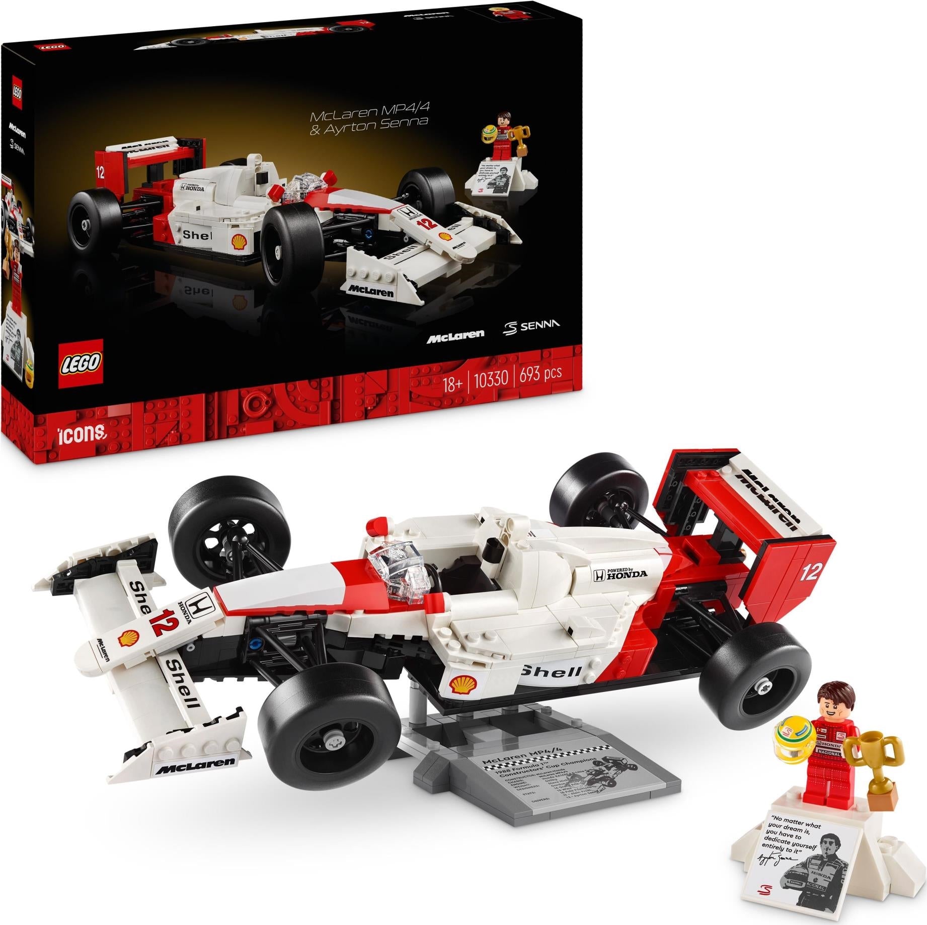 Lego: 10330 - Icons - McLaren MP4/4 E Ayrton Senna
