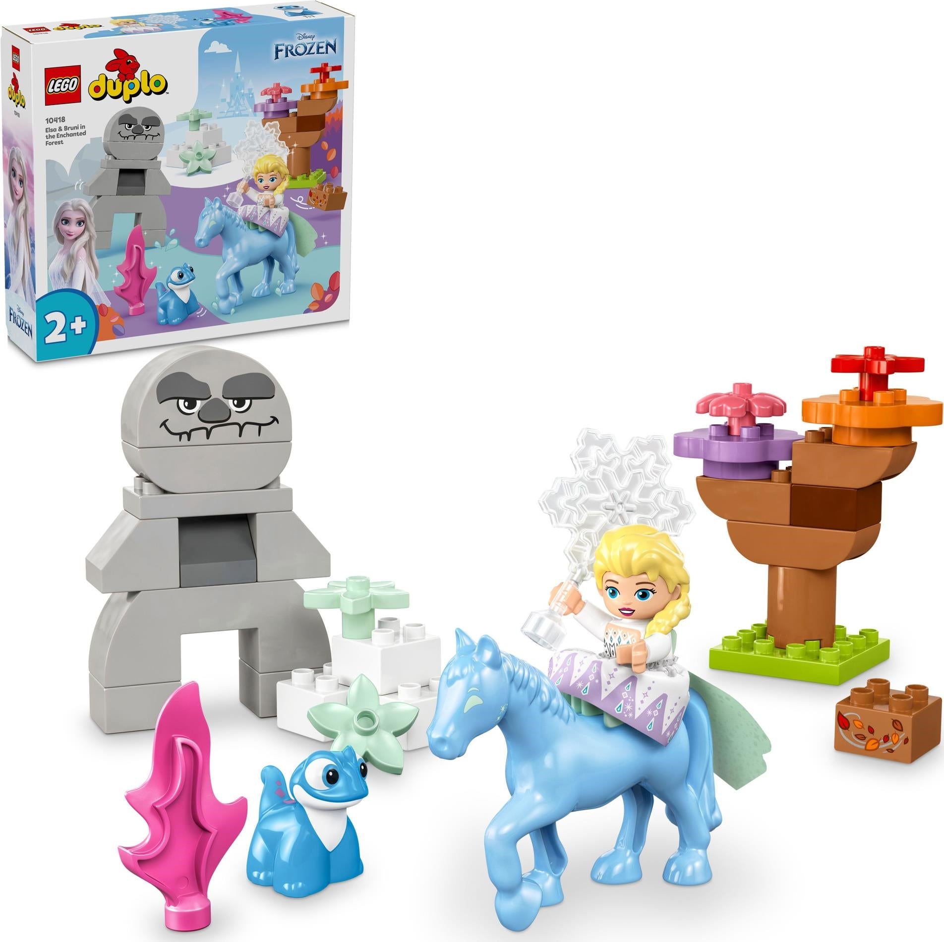 Disney: Lego 10418 - Duplo - Frozen - Elsa E Bruni Nella Foresta Incantata