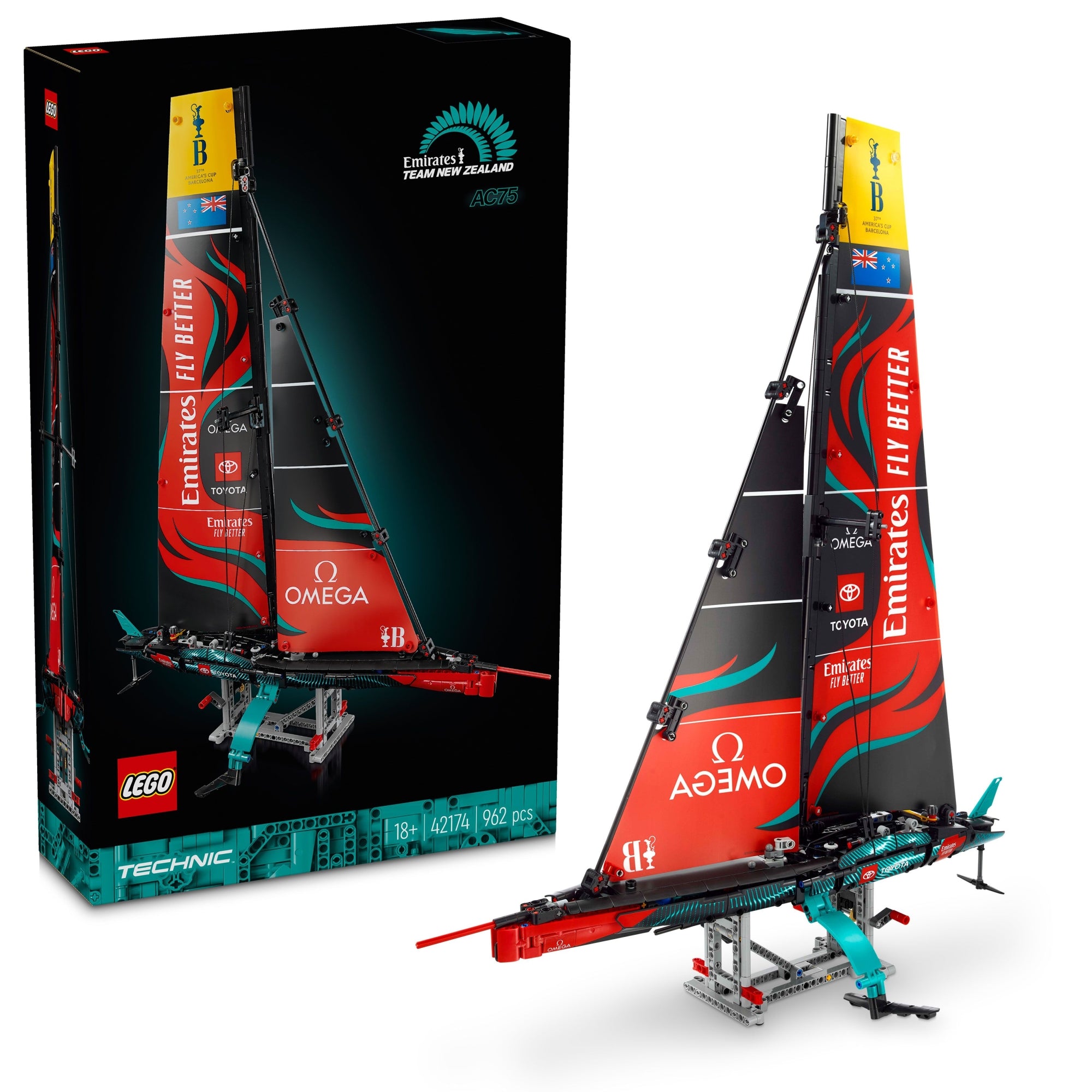 Lego: 42174 - Technic - Yacht Emirates Team New Zealand AC75