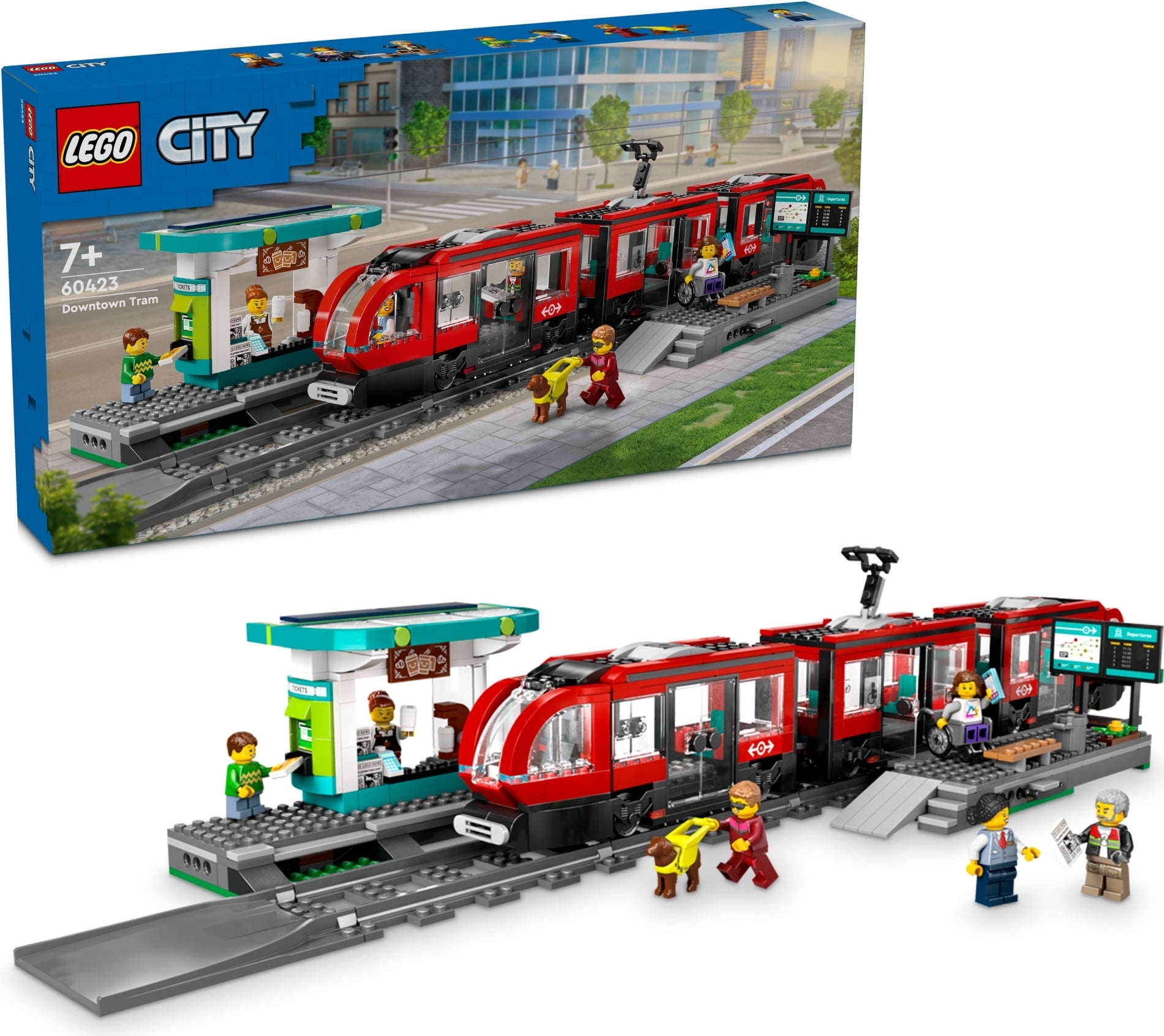 Lego: 60423 - City Trains - Tram E Fermata Del Tram