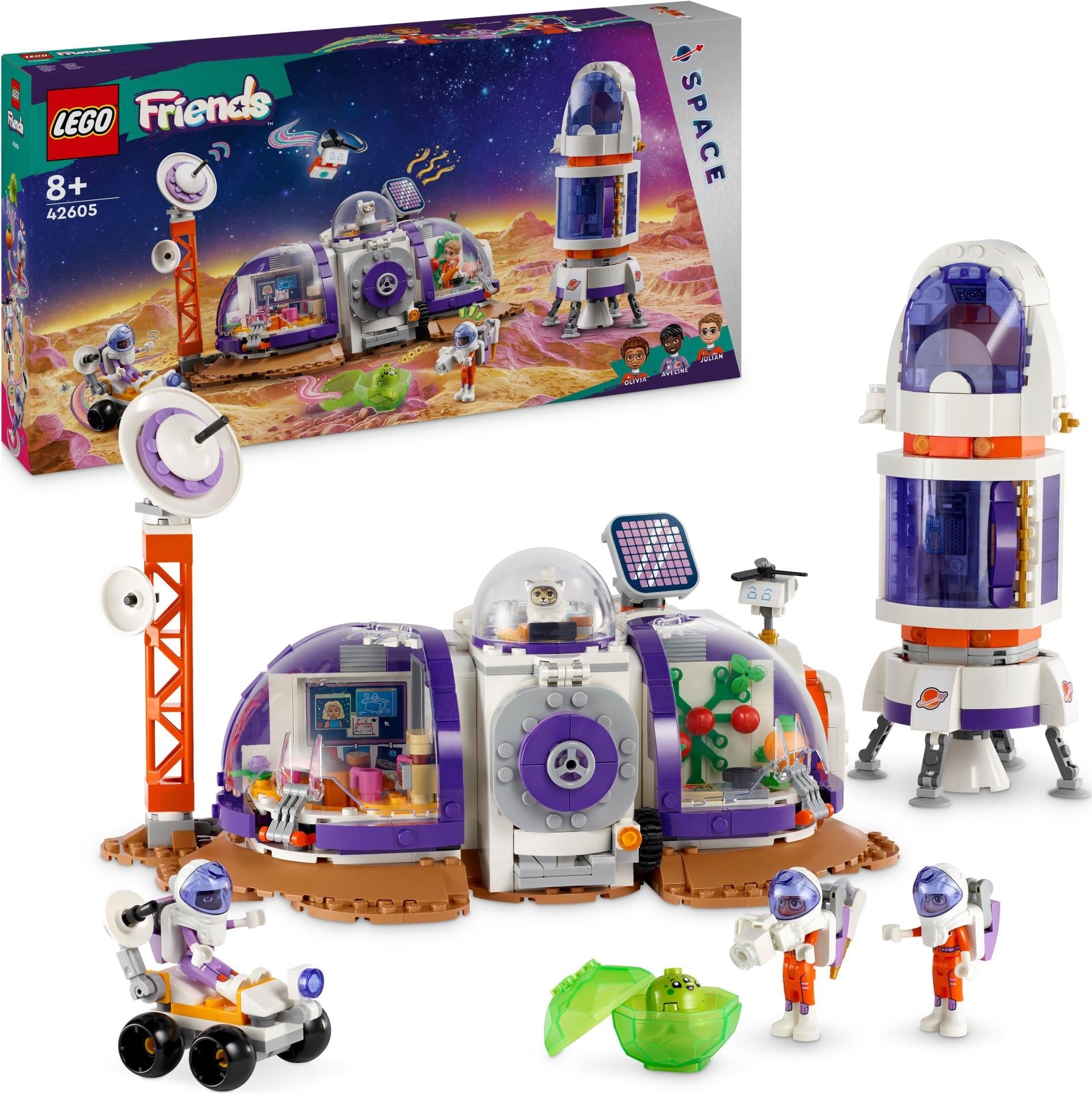 Lego: 42605 - Friends - Base Spaziale Su Marte E Razzo
