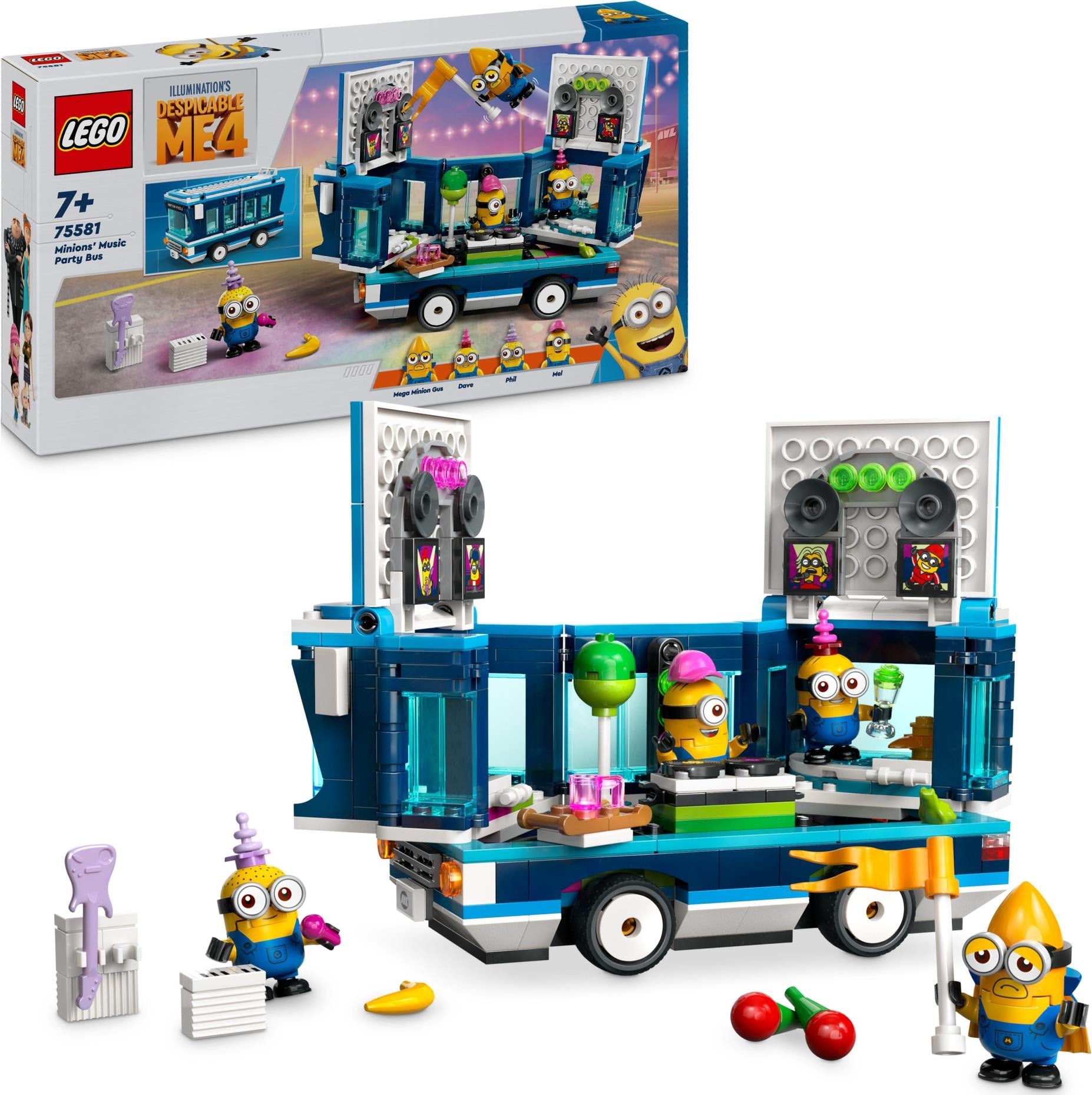 Cattivissimo Me 4: Lego 75581 - Il Party Bus Musicale Dei Minions