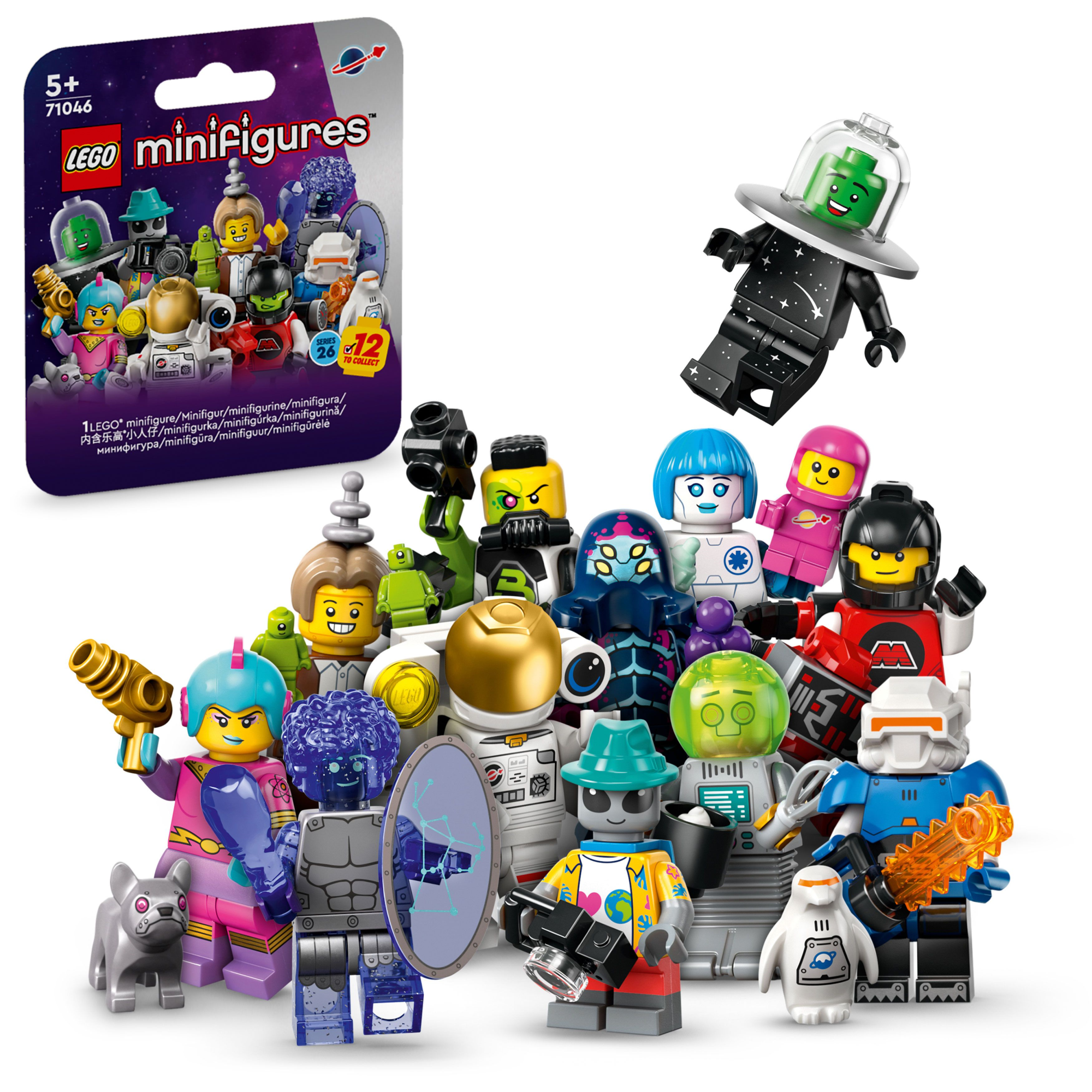 Lego: 71046 - Lego Minifigures - Serie 26 - Spazio (Espositore 36 Pz)