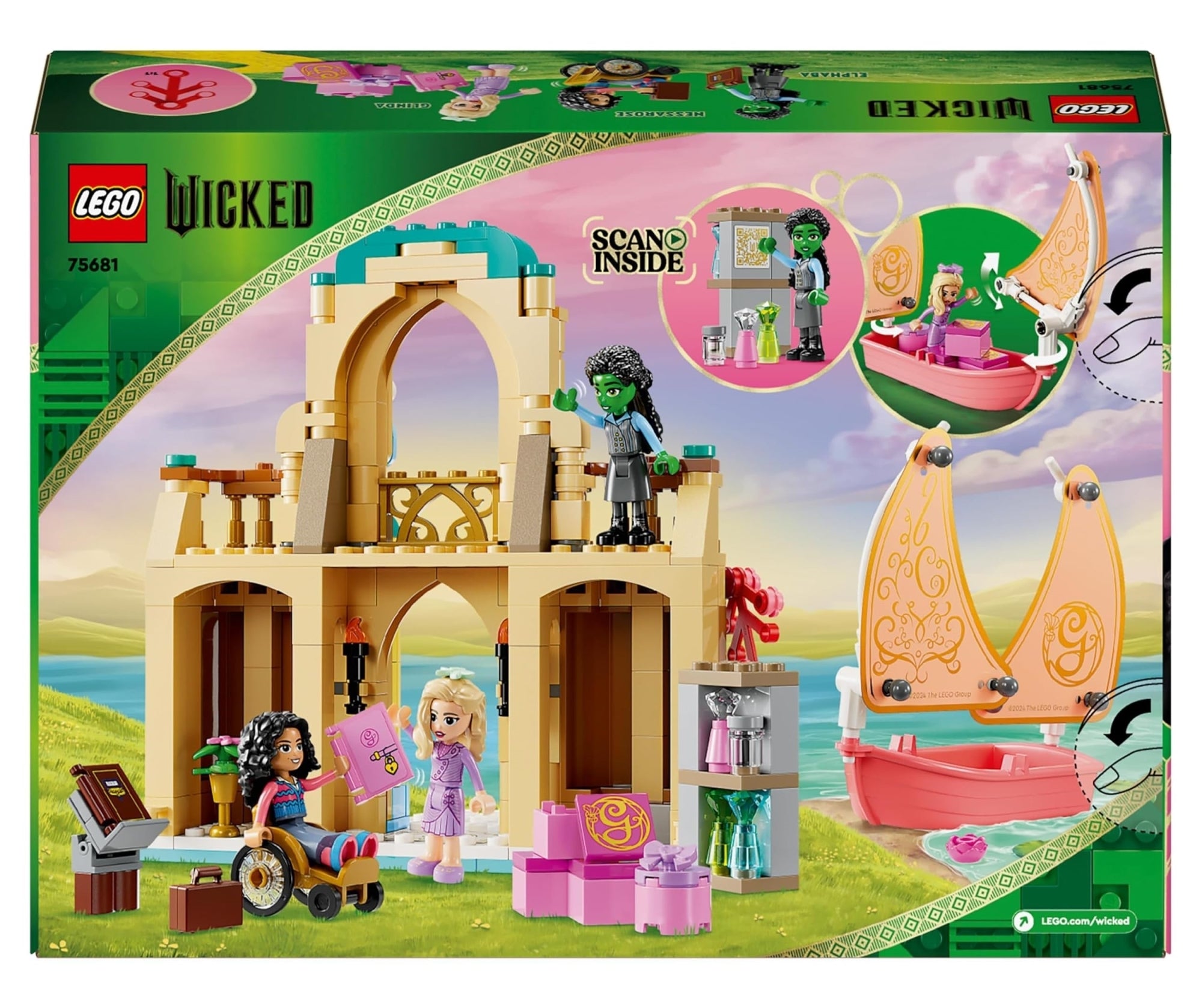 Lego: 75681 - Disney Wicked - Glinda, Elphaba E Nessarose AllUniversita Di Shiz