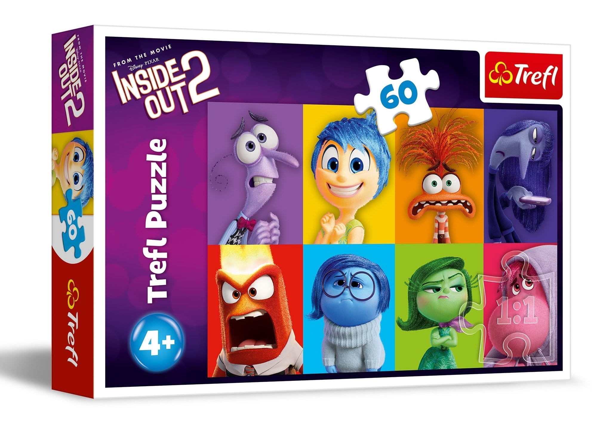 Disney: Puzzle 60 - Inside Out 2 - Know Your Emotions