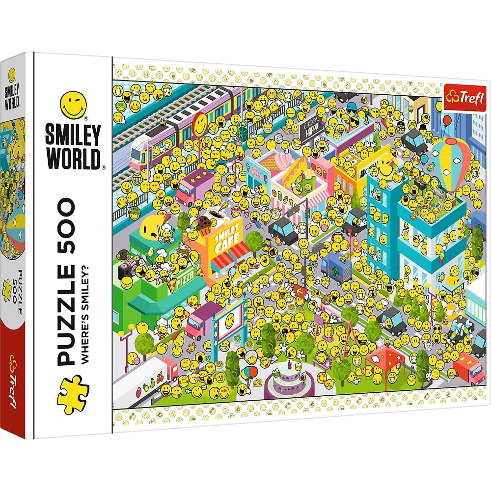 Smiley: Trefl - Puzzle 500 - Wheres Smiley?