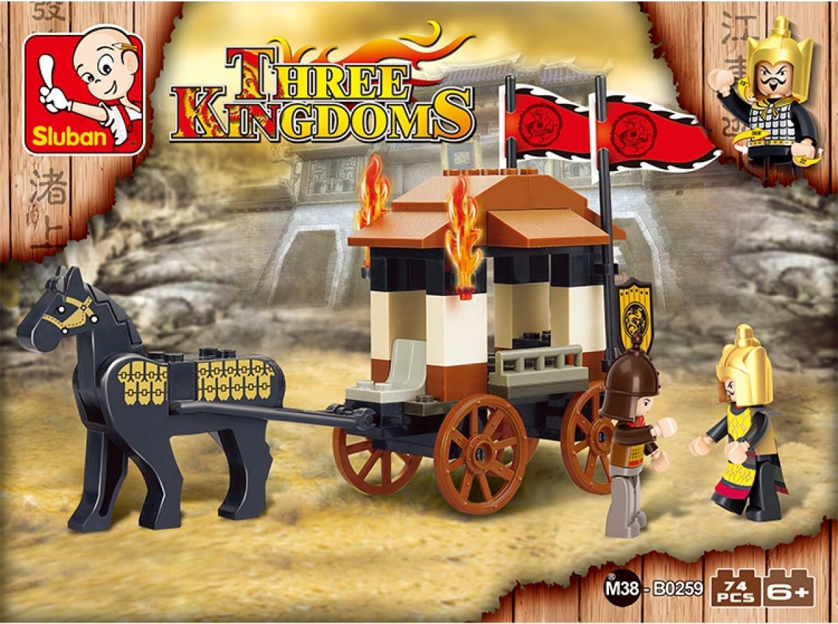 Sluban: Guerra Dei 3 Regni - Carrozza Del Re DellOvest 74 Pz