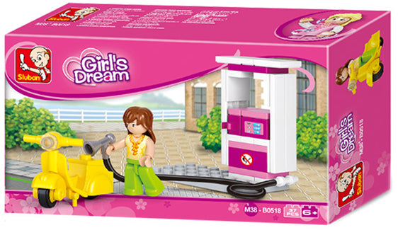 Sluban: Girl's Dream - Benzina Per Lo Scooter 37 Pz