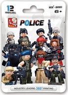 Sluban: Minifigures Polizia E Ladri (Assortimento Casuale)