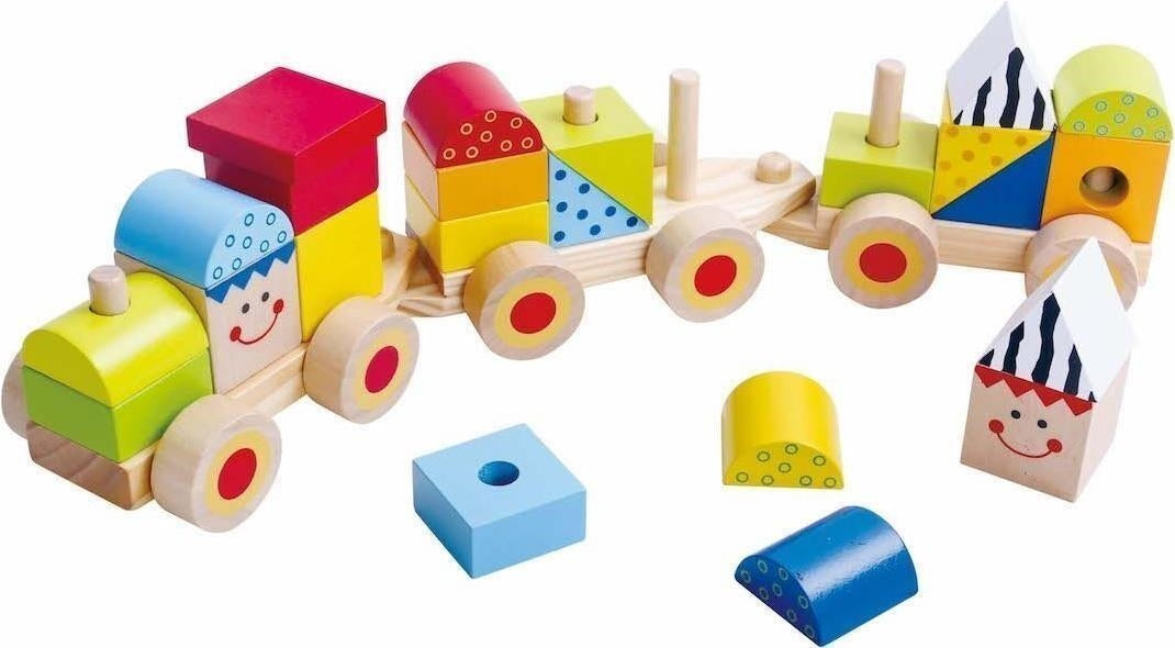 Andreu Toys: Wooden Stacking Train Exp