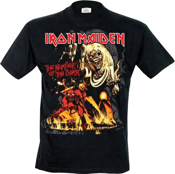Iron Maiden: Rock Off - Number Of The Beast Graphic (T-Shirt Unisex Tg. M)