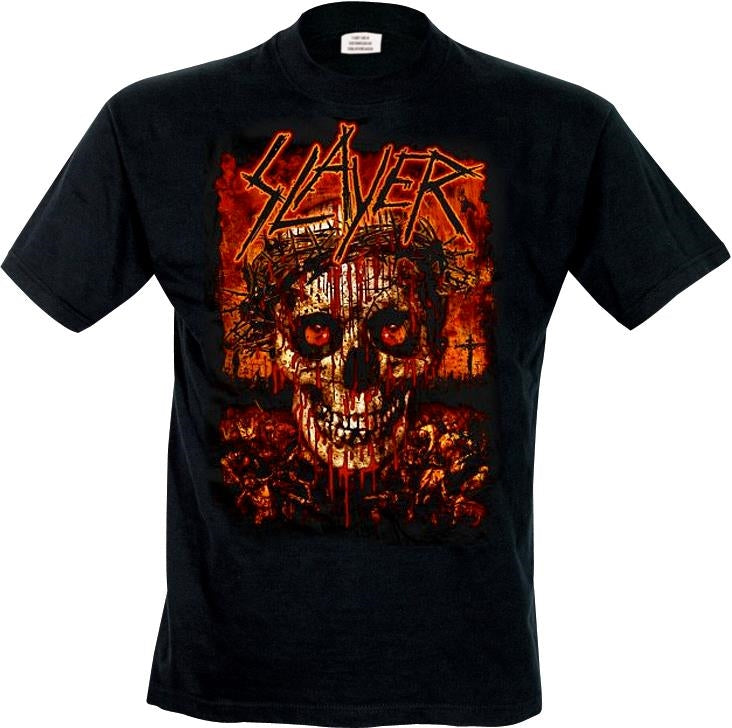 Slayer: Rock Off - Crowned Skull (T-Shirt Unisex Tg. L)