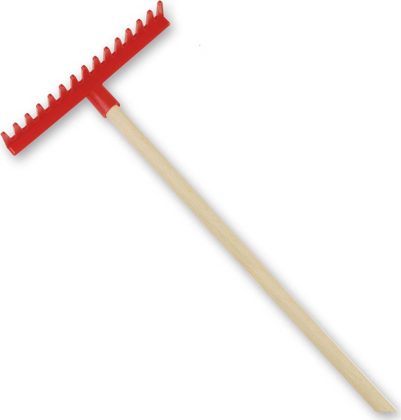 Androni: Estivo - Rastrello Manico Legno (Made In Italy)