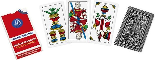 Masenghini: Carte Da Gioco Bergamasche 54 Plastica