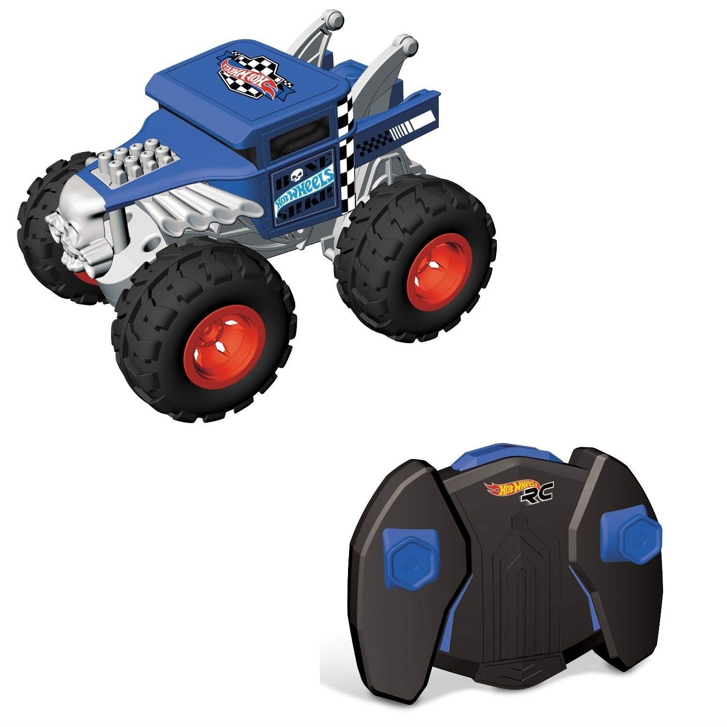 Hot Wheels: Mondo Motors - Stunt Engine Monster Trucks Bone Shaker