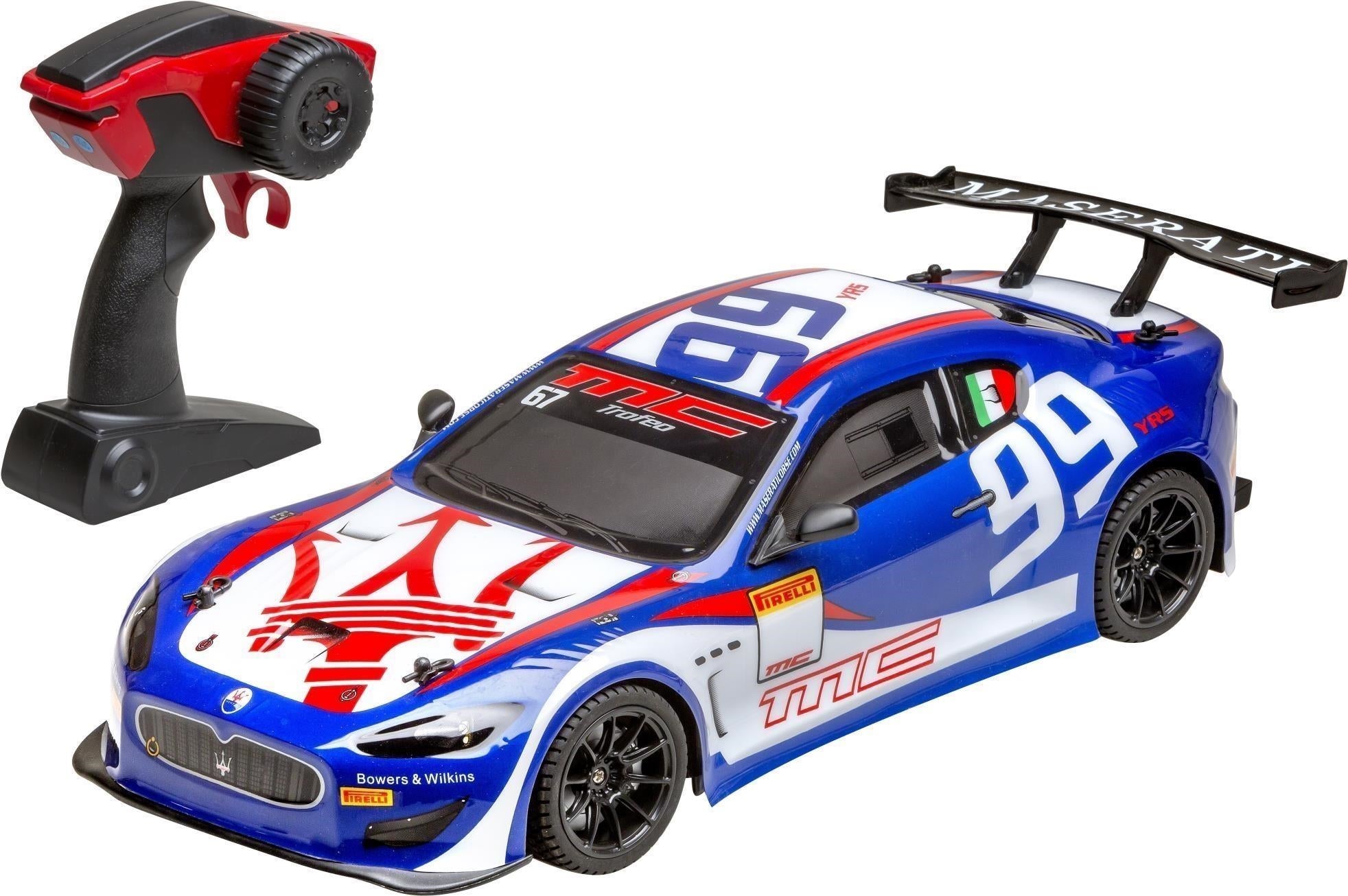 Reel Toys: Maserati Granturismo Gt3 Blu 1:12 - 2.4 Ghz Con Usb