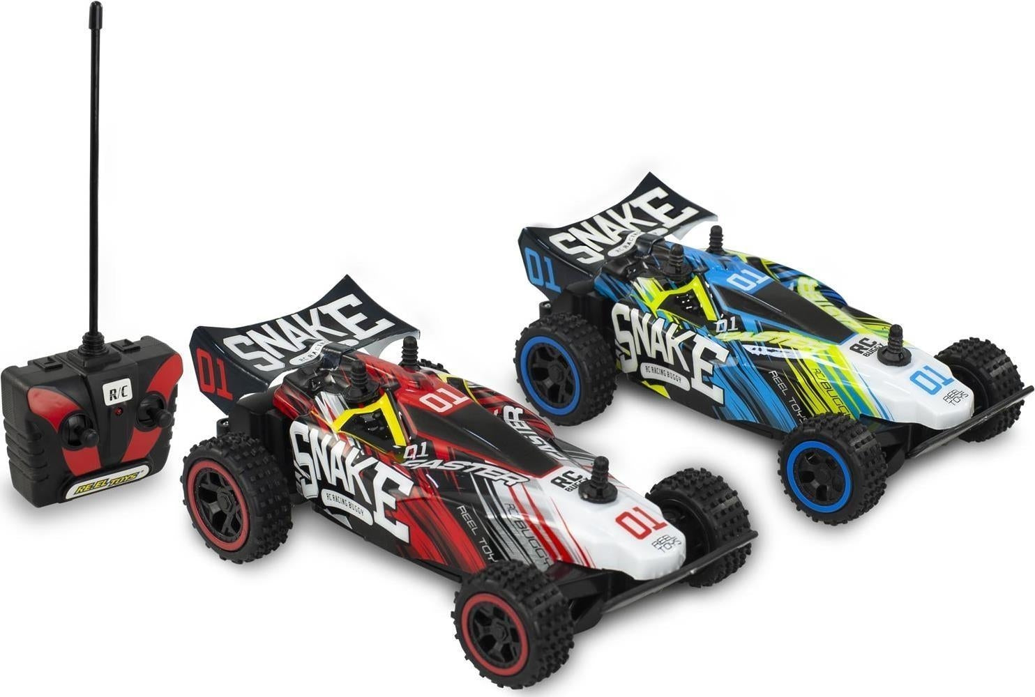 Reel Toys: Speed Generation Snake Buggy - Rc 1:28 - 2 Assorted Colors