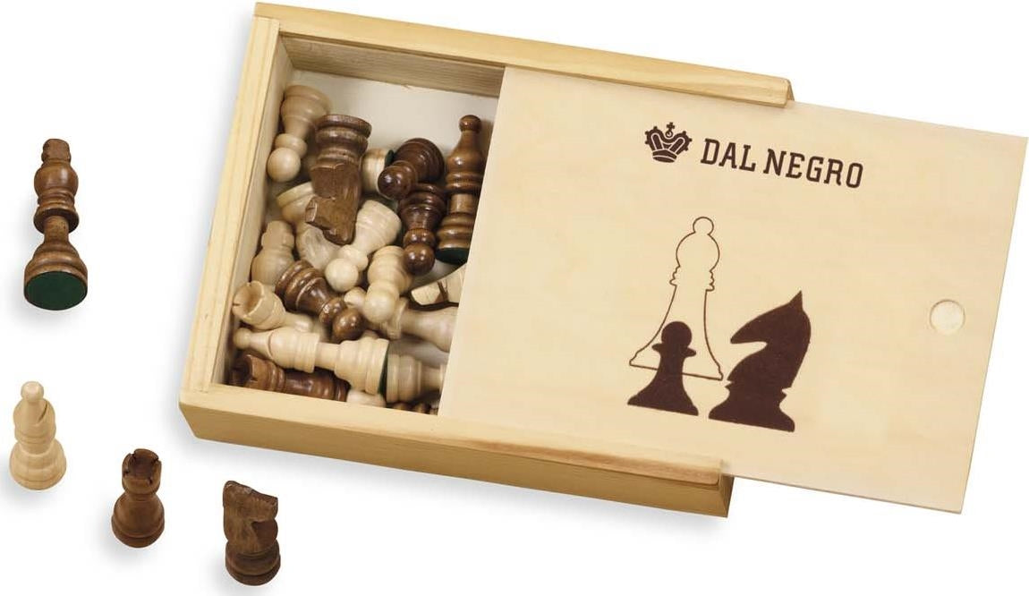Dal Negro: Scacchi Set Legno Mm.65