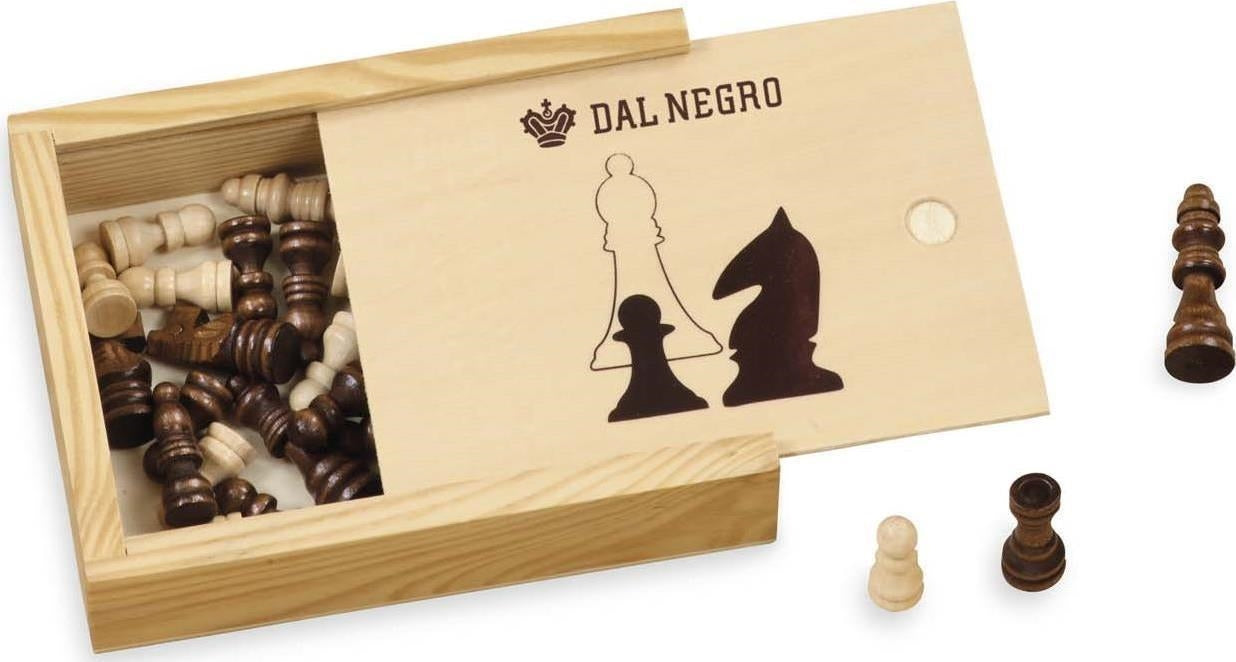 Dal Negro: Set Scacchi Legno Mm.76