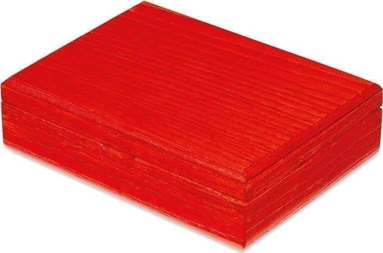 Dal Negro: Portacarte Legno Frassino 2 Mazzi Col. Rosso