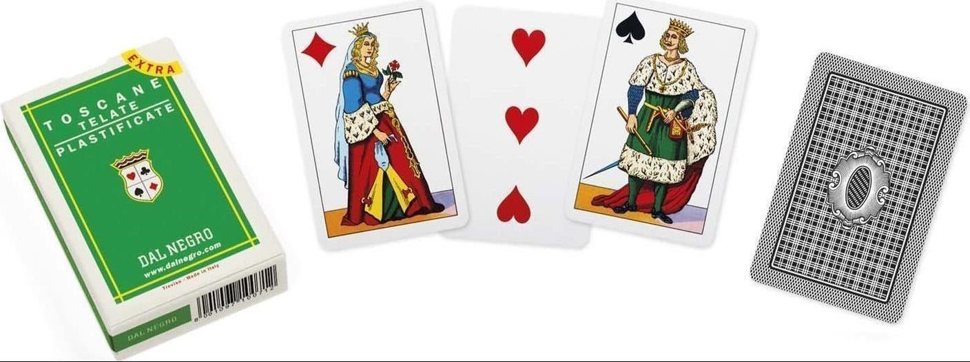 Dal Negro: Carte Da Gioco Toscane Verdi Extra
