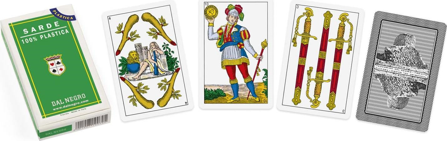 Dal Negro: Carte Da Gioco Sarde 99 Plastica