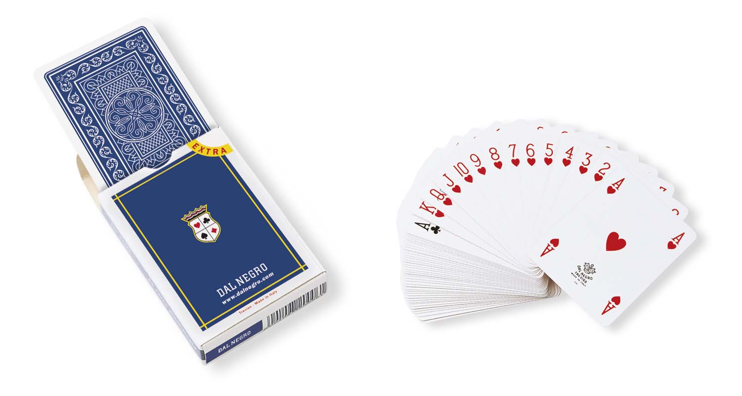 Dal Negro: Carte Da Gioco Poker St. Moritz Blu Extra