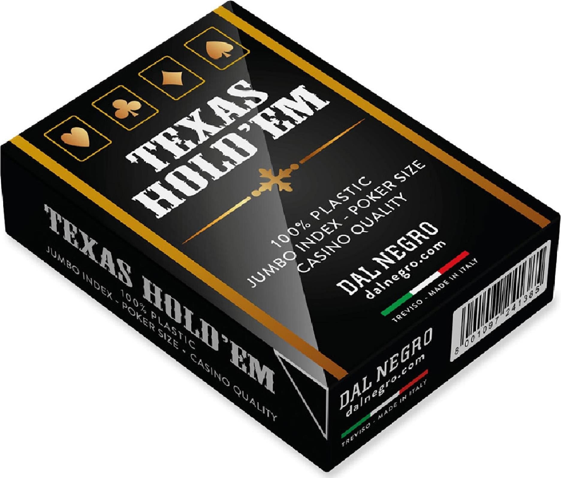 Dal Negro: Texas Hold'Em Nero Casino Quality