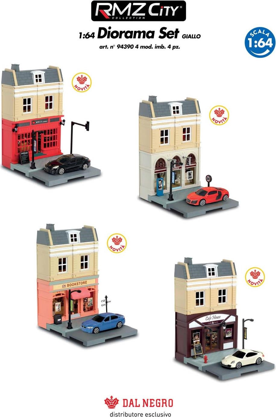 Rmz City: Diorama Series Scala 1:64 Serie Gialla