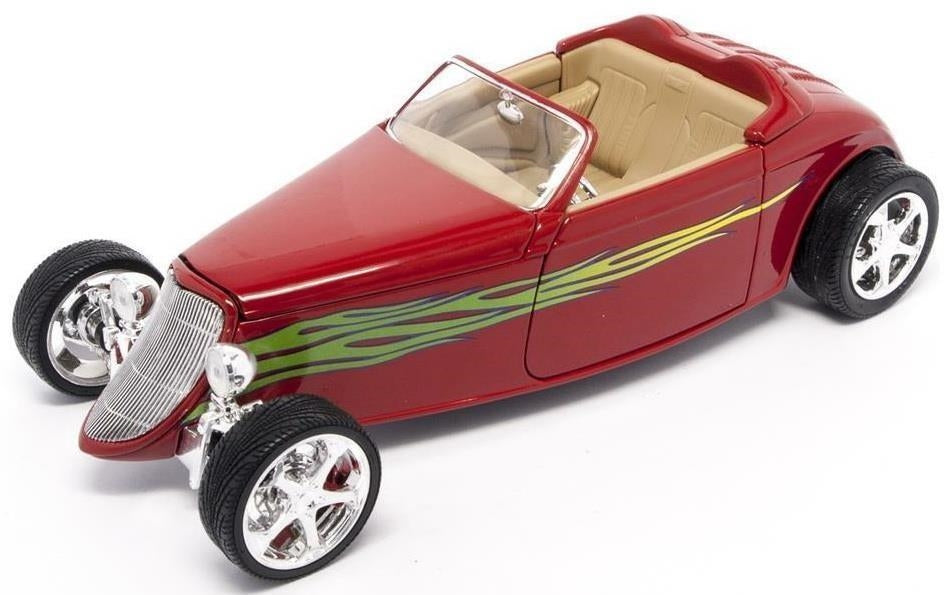 Lucky Die Cast: 1933 Ford Convertible Coupe Rosso