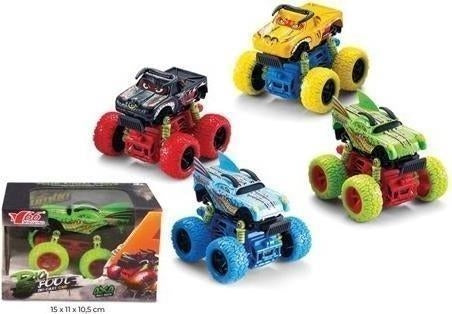 My 66: Monster Car Cross Country Animals 1:34 4X4 Frizione