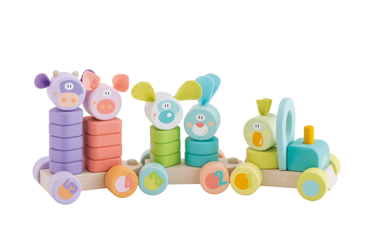 Sevi: Impilabile Trenino Forme & Numeri (24 pz)