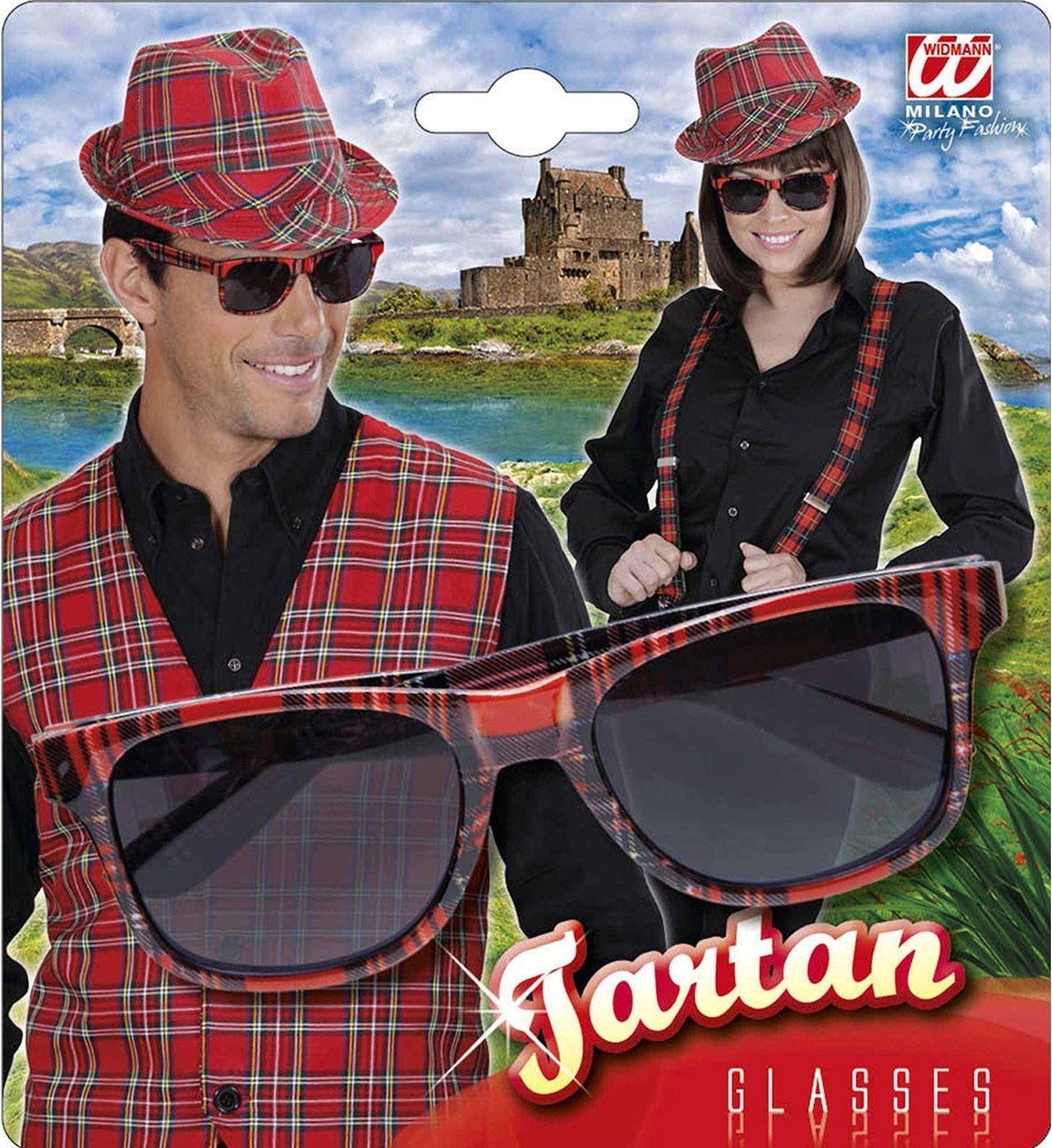 Widmann: Occhiali Tartan Rosso