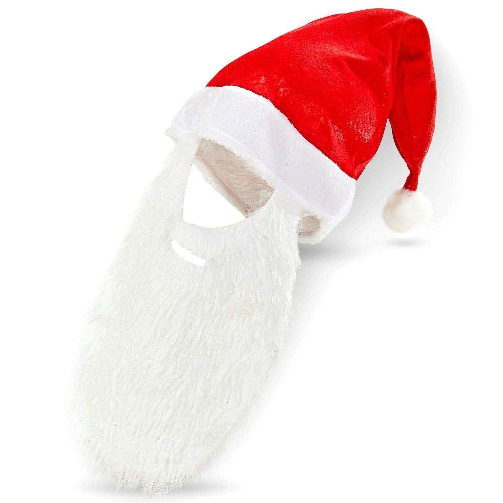 Widmann: Cappello Babbo Natale Con Barba In Peluche