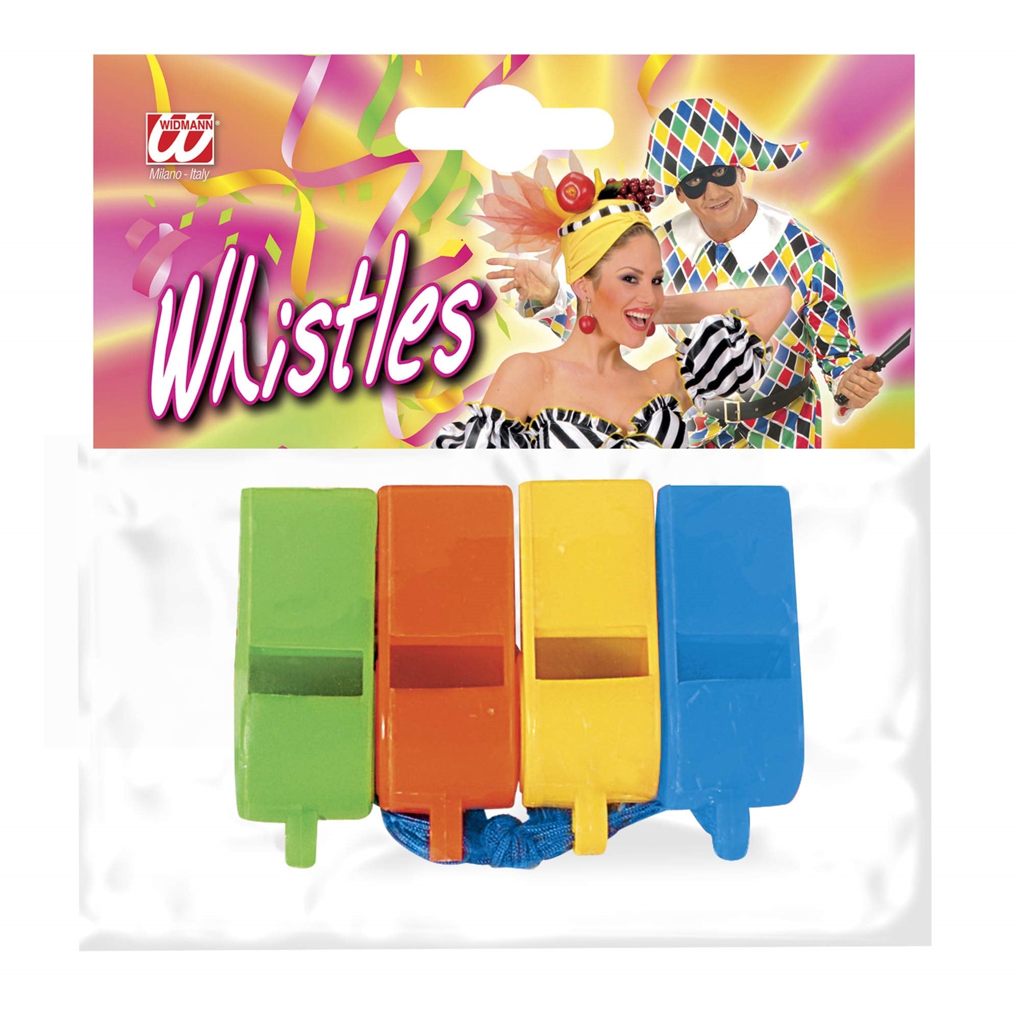 Widmann: Set Da 4 Fischietti Ass. In 4 Colori