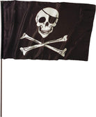 Widmann: Bandiera Pirata (120X70 Cm) Con Stecca (140 Cm)