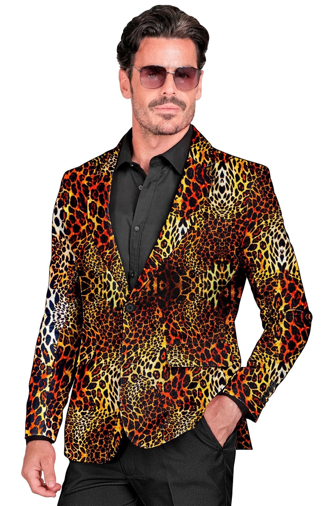 Widmann: Giacca Party Fashion (Giacca Animalier Leopardo) (Tg. L)